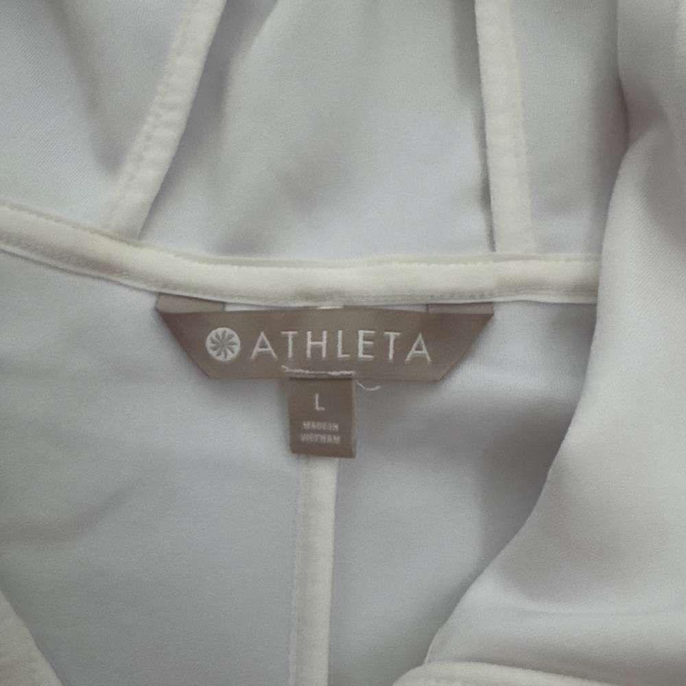 Athleta White Hooded Jacket - Picture 3 of 4